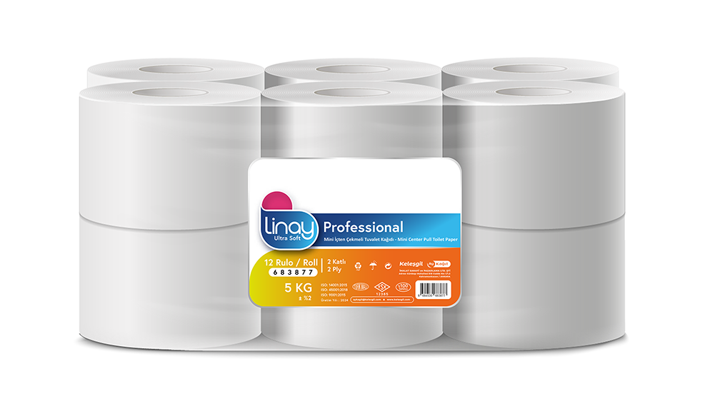 Linay Mini İçten Çekmeli Tuvalet Kağıdı 5 Kg